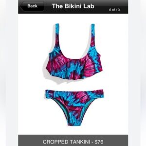 Bikini Lab Tie Dye Swimsuit